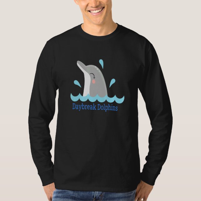 T-shirt Dolphins Cool de jour école élémentaire Ut S (Devant)