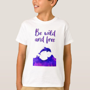 T-shirt Dolphins Dolphin Océan Mer Animal Poisson Drôle Ca
