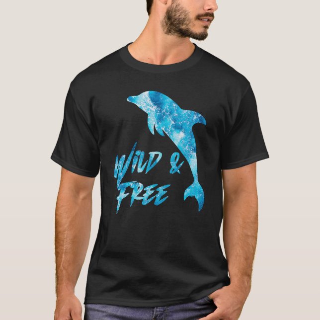 T-shirt Dolphins  Ocean Sea Animal (Devant)