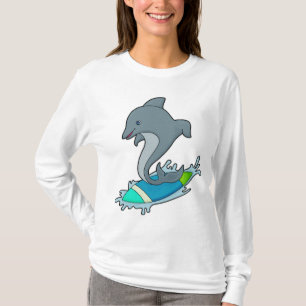 T-shirt Dolpin comme Surfer avec Surfer