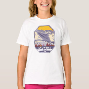T-shirt Domaine skiable de Snowbird Hiver Utah
