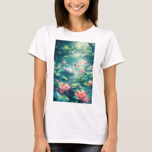 T-shirt Domaine Tranquille du Cygne (Devant)