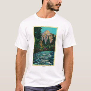 T-shirt Dôme du nord et rivière de Merced des îles
