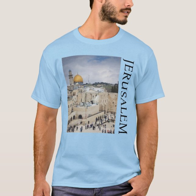 T-shirt Dôme du Rocher | Place du Mur occidental, Jérusale (Devant)