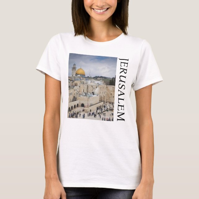 T-shirt Dôme du Rocher | Place du Mur occidental, Jérusale (Devant)