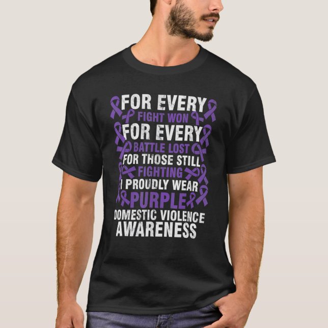 T-shirt Domestic Violence (Devant)