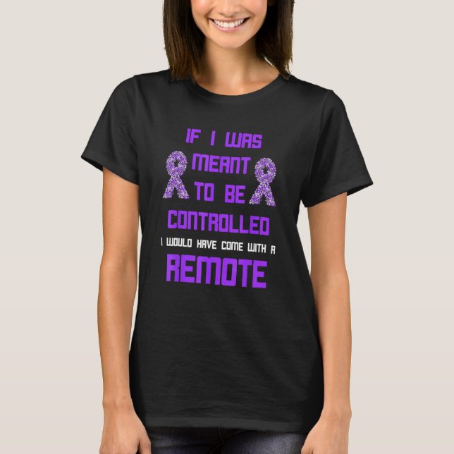 T-shirt Domestic Violence Awareness Remote World Narcissis (Devant)