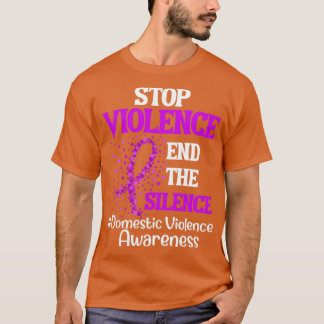 T-shirt Domestic Violence Awareness Stop Violence End Sile