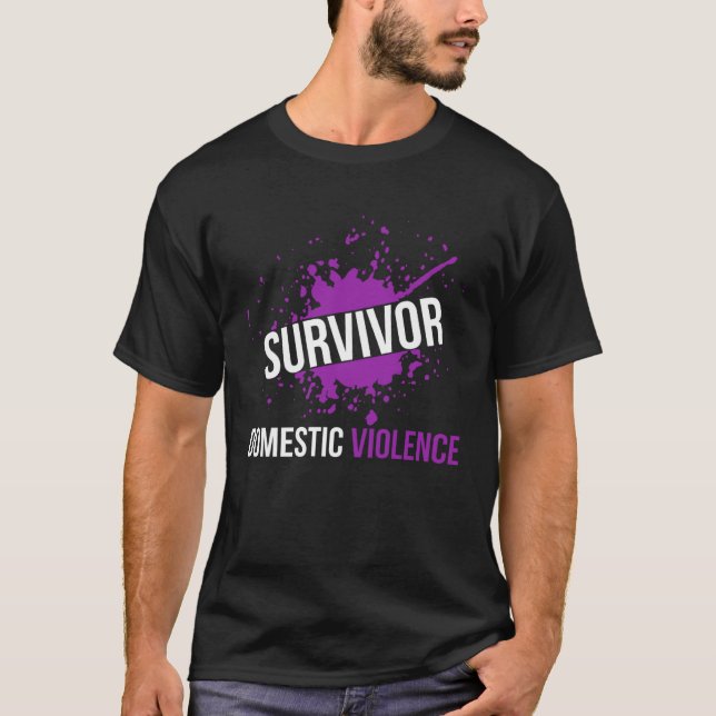 T-shirt Domestic Violence Awareness Survivor   4 (Devant)