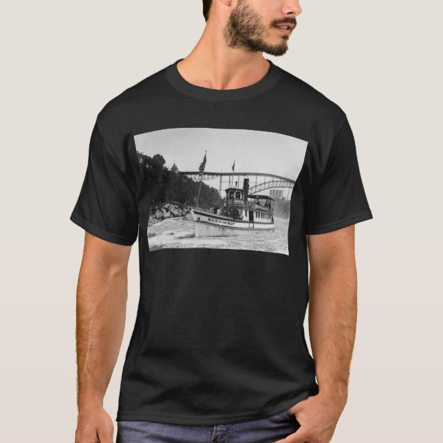 T-shirt Domestique du cru de brume, circa 1900-1920 (Devant)