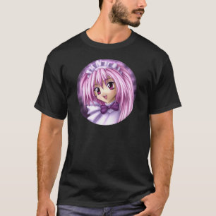 T-shirt Domestique mignonne de fille d'Anime