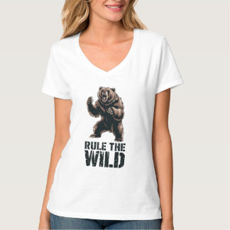 T-shirt Dominance sauvage : Puissance grinçante des grizzl
