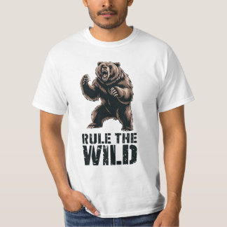 T-shirt Dominance sauvage : Puissance grinçante des grizzl