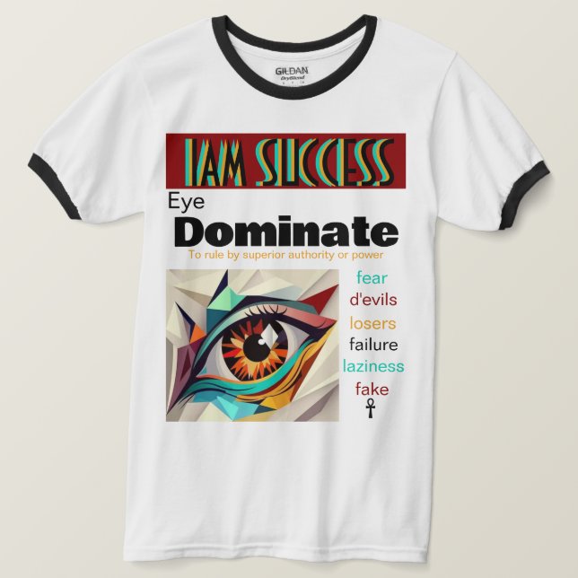 T-SHIRT DOMINATE (Design devant)
