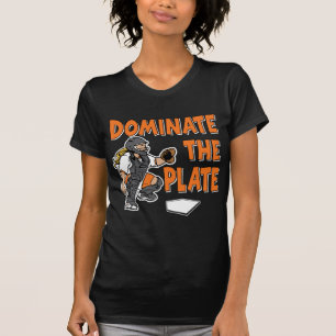 T-shirt Dominez le plat, orange2