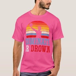 T-shirt Dominez Ou Noyer L'Athlète Du Polo D'Eau