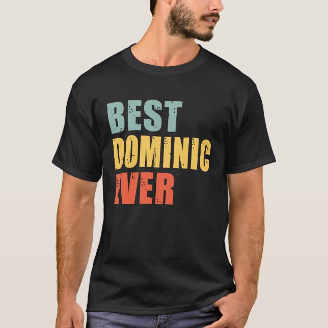 T-shirt Dominic Best Ever  Dominic (Devant)