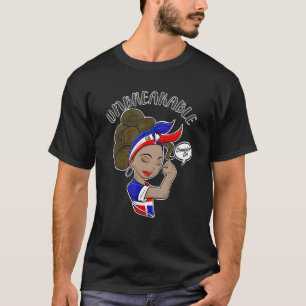 T-shirt Dominicaine Fille Inbrisable I Heritage Dominican 