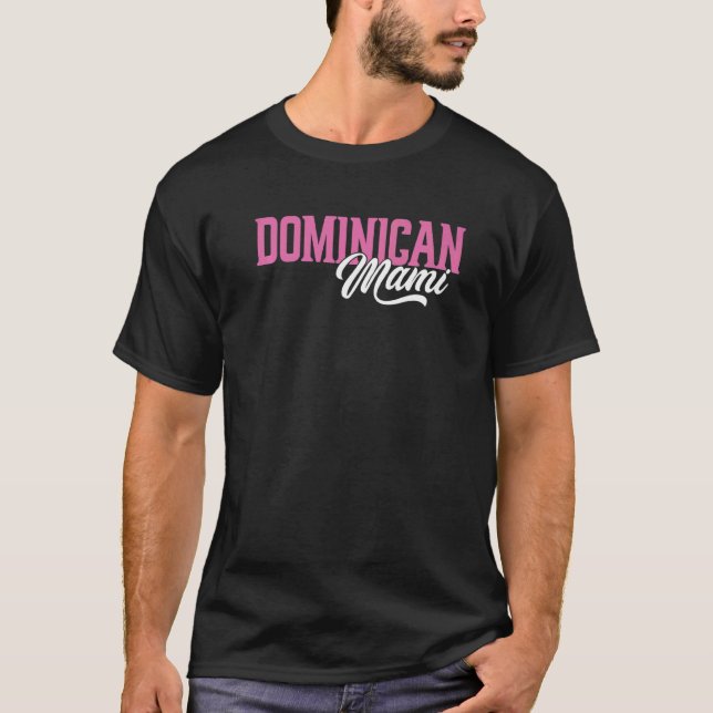 T-shirt Dominicaine Mami Latina Mami Espagnol Mami Espanol (Devant)