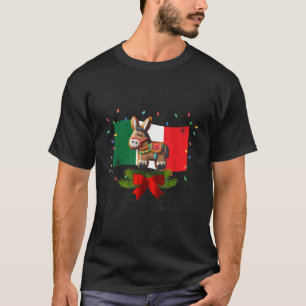 T-shirt Dominick L'âne Drôle Italie Père Noël Noël