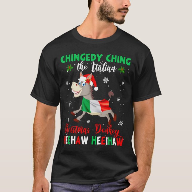 T-shirt Dominick The Christmas Italian Chris  (Devant)