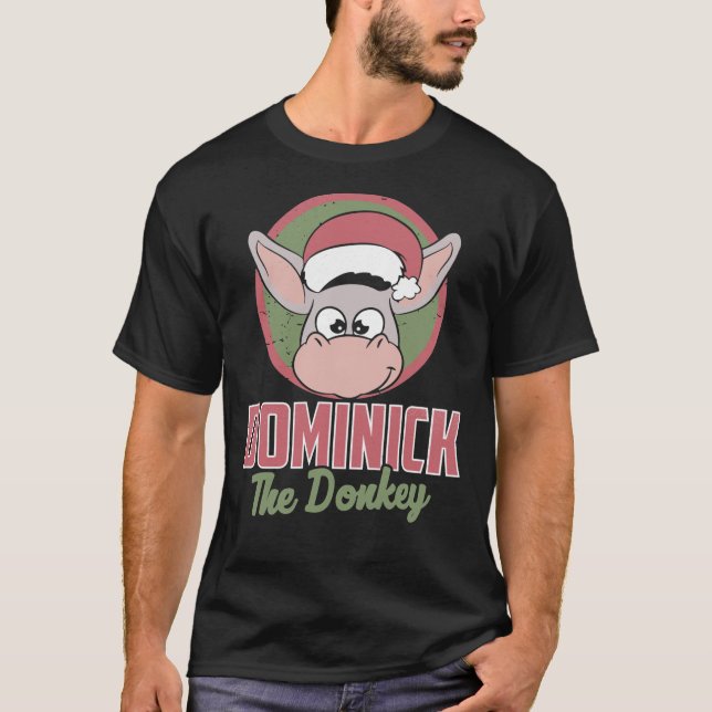 T-shirt Dominick The Donkey Italian Christmas Classic T-Sh (Devant)