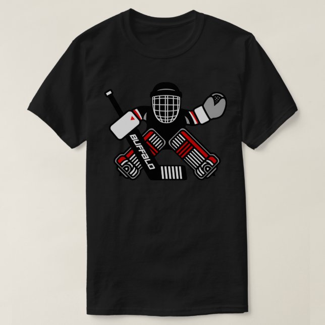 T-shirt Dominik Hasek Buffalo Dessin de gardien de but de  (Design devant)