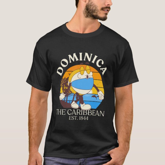 T-shirt Dominique antilles (Devant)