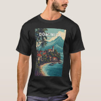 Dominique Illustration Art de voyage Vintage