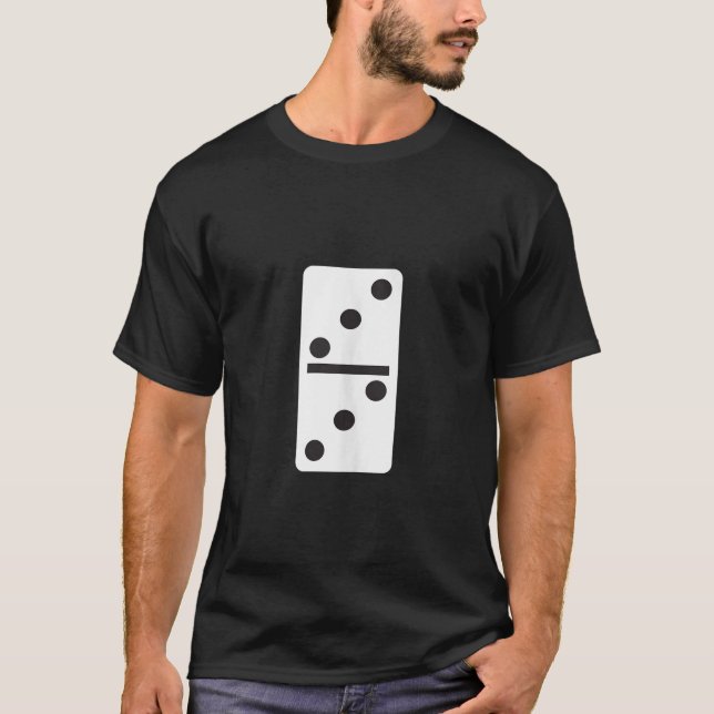 T-shirt Dominoes Game Set Matching Group Double Three Tank (Devant)