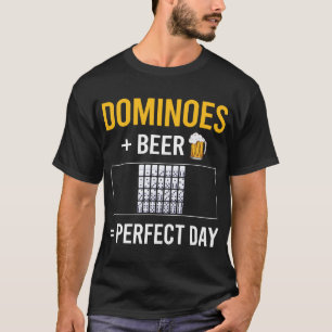 T-shirt Dominos de la fête de la bière