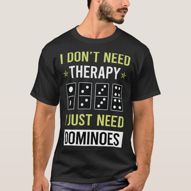 T-shirt Dominos de la thérapie (Devant)