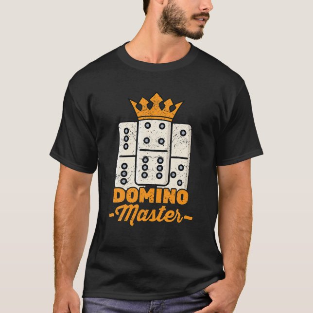 T-shirt Dominos - Domino Master - Joueur de tournoi - Hob (Devant)