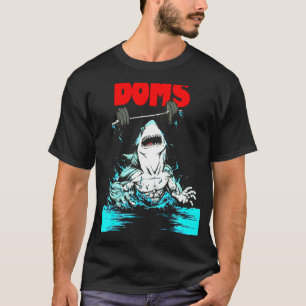T-shirt DOMS Shark Fitness Fitness Poids Bodybuilding