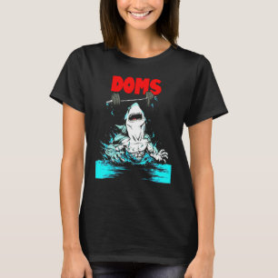 T-shirt DOMS Shark Fitness Fitness Poids Bodybuilding