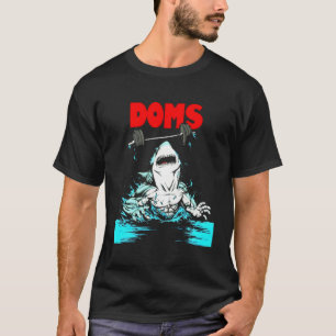 T-shirt Doms Shark Fitness Fitness Poids Bodybuilding