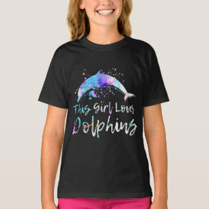 T-shirt don amoureux des dauphins cette fille aime les dau