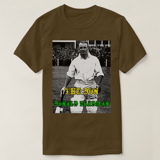 T-shirt Don Bradman Cricket 2 (Design devant)
