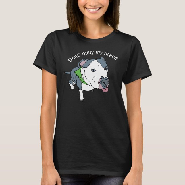 T-shirt Don Bully My Breed Pit Bull Awareness (Devant)