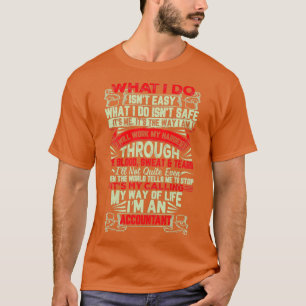 T-shirt Don Comptable Mon Mode De Vie Je Suis Un Comptable