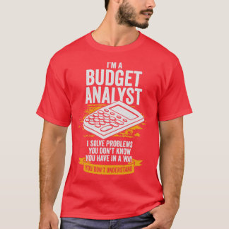 T-shirt Don D'Analyste De Budget