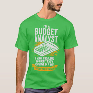 T-shirt Don D'Analyste De Budget