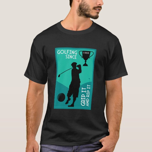 T-shirt Don d'anniversaire aux golfeurs modifiables (Devant)