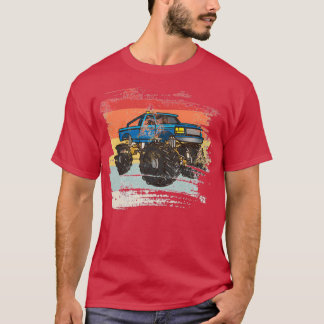 T-shirt Don De Camion Monster Retro Pour Chauffeur De Cami