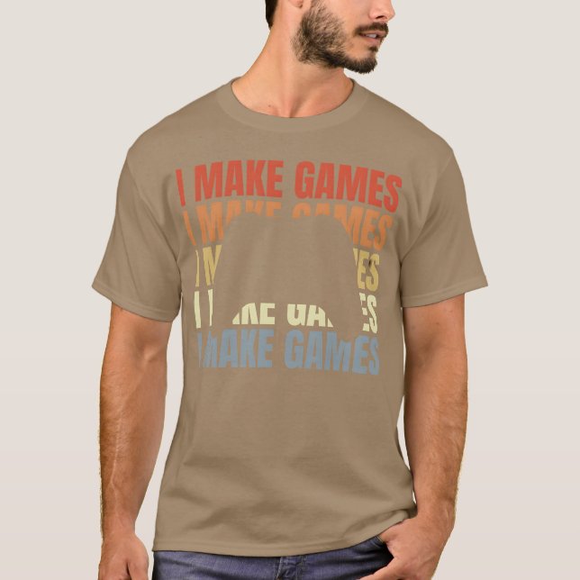 T-shirt Don de devis de jeu Dev (Devant)