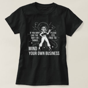 T-shirt Don de devis simple pour les femmes en confiance