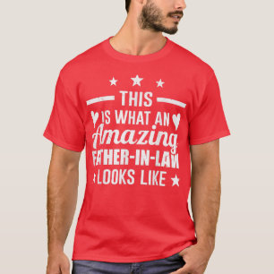 T-shirt Don De Fille Fils En Droit Drôle Père Père