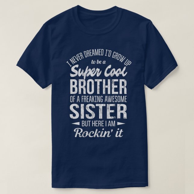 T-shirt Don de frère de soeur (Design devant)