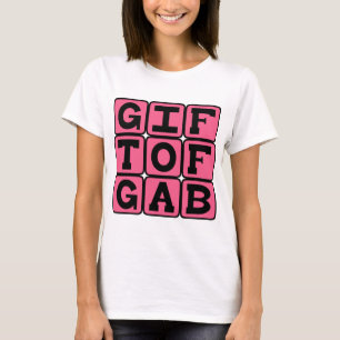 T-shirt Don de la parole, Expression allitérative