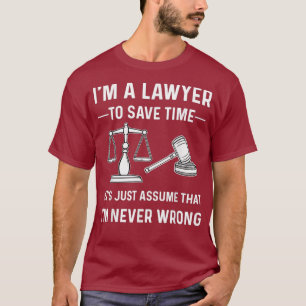 T-shirt Don de l'étudiant de l'école de droit avocat